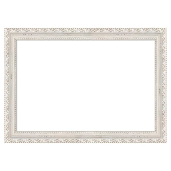 Opera Off White 42 in. x 30 in. Wood Framed Dry Erase Magnetic Memo Board