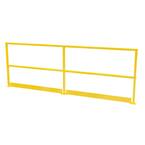 10 ft. Square Steel Safety Handrail with Toeboard