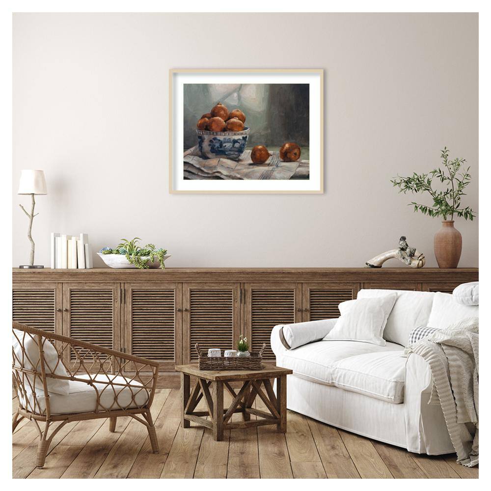 Classical Still-Life Fruit Bowl Framed Wall Art Print