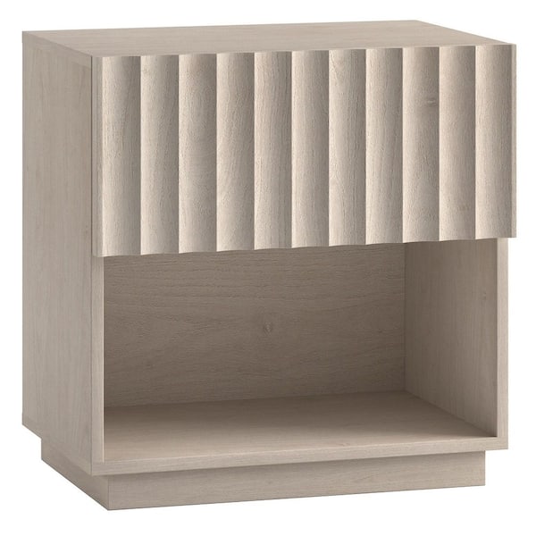 Meyer&Cross Jason Alder White 1 Drawer 15.5 in. W Nightstand