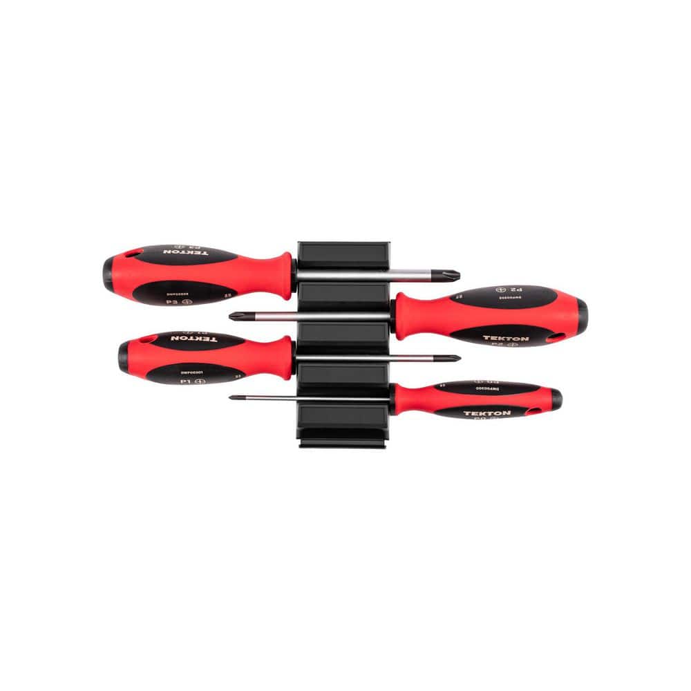 TEKTON Phillips Screwdriver Set with Modular Organizers-4 in