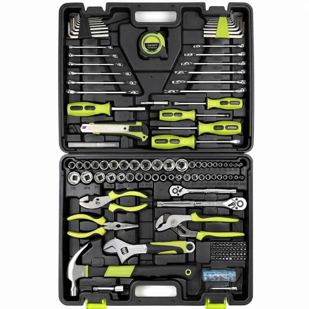 225-Piece Household Tool Set SAE Metric Mechanics Hand Tool Kit with Toolbox for Home Maintenance and Car Repair price history on PriceWatchPro