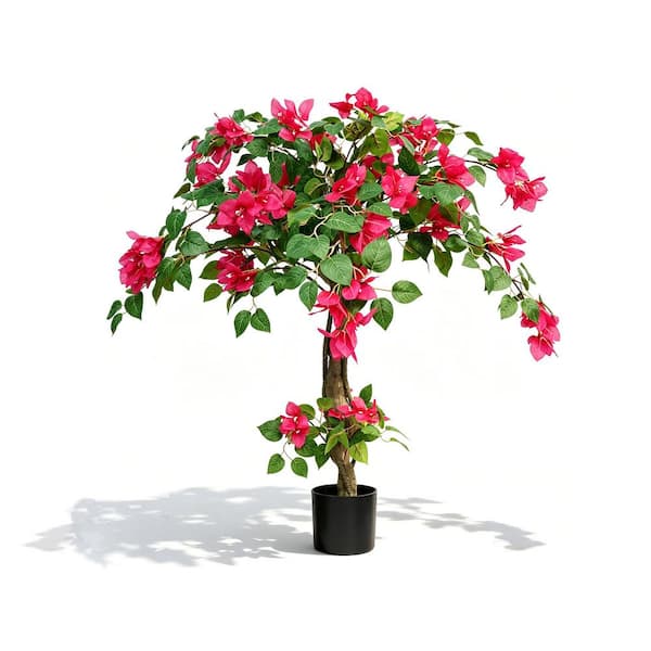 Vitalismo 3 ft. Artificial Bougainvillea Tree Faux Flowering Plant