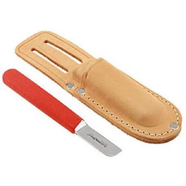 Platinum Tools Leather Pouch and Cable Splicer's Knife