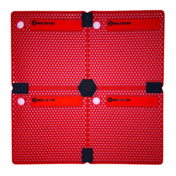 4 Pack Organizer with Modular System Red