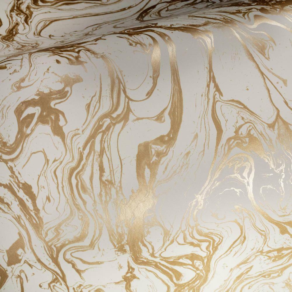Gold Marble Peel and Stick Vinyl Wallpaper