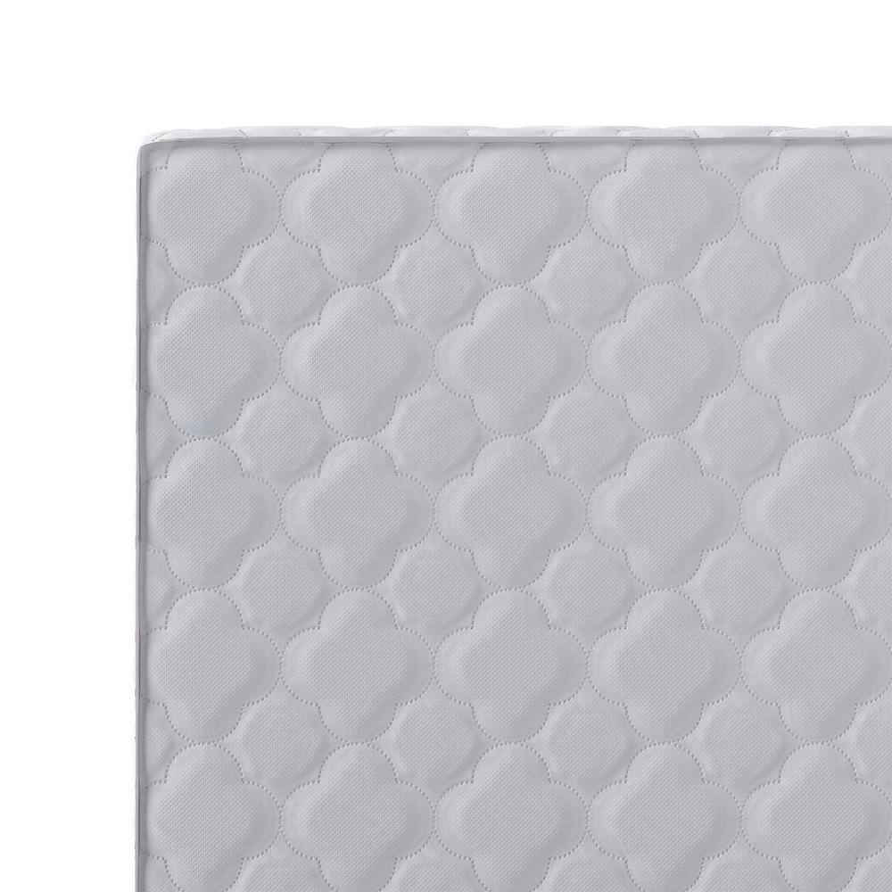 Full Taupe Gray Microfiber Innerspring Futon Mattress