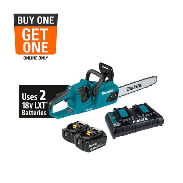 LXT 14 in. 18V X2 (36V) Lithium-Ion Brushless Battery Chain Saw Kit (5.0Ah)