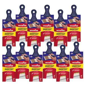 2 in. Shortcut Polyester Angle Sash Brush (12-Pack)