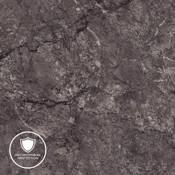 Wilsonart 3 in. x 5 in. Laminate Sheet Sample in Andorra Shadow with Premium Antique Finish