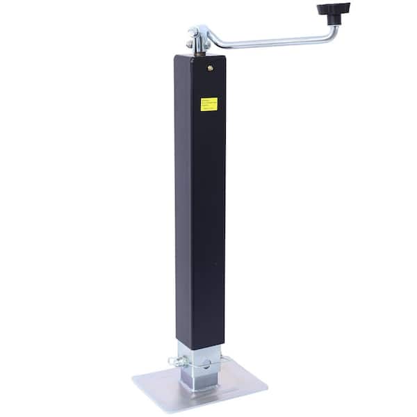 Tidoin 8,000 lb. Top Wind Weld on Square Tube Drop Leg Jack