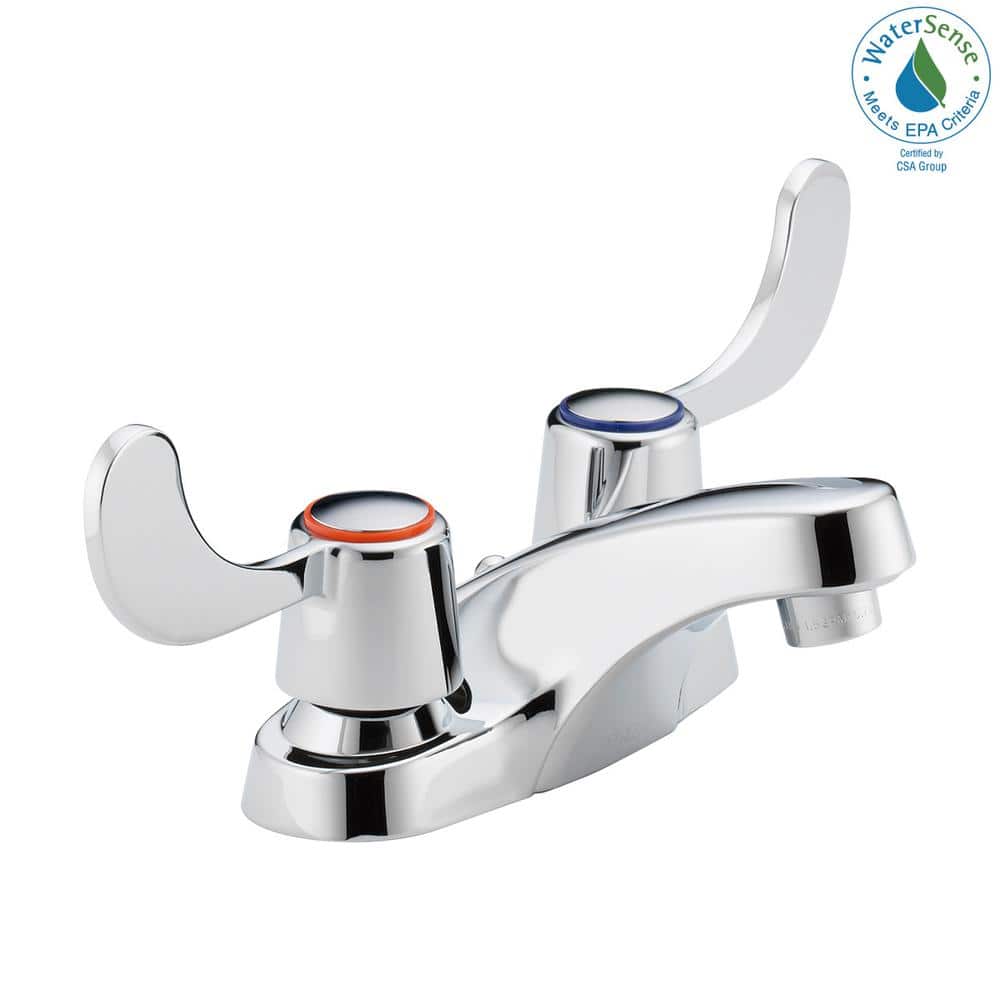 Peerless Core 4 in. Centerset 2-Handle Bathroom Faucet in Chrome