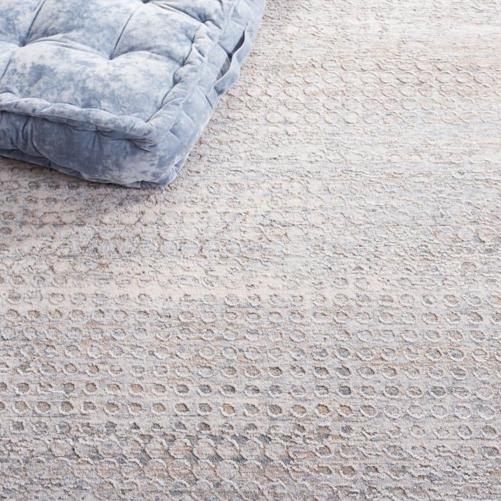 Marmara Modern Silken Gray 8' x 10' Stain-Resistant Area Rug