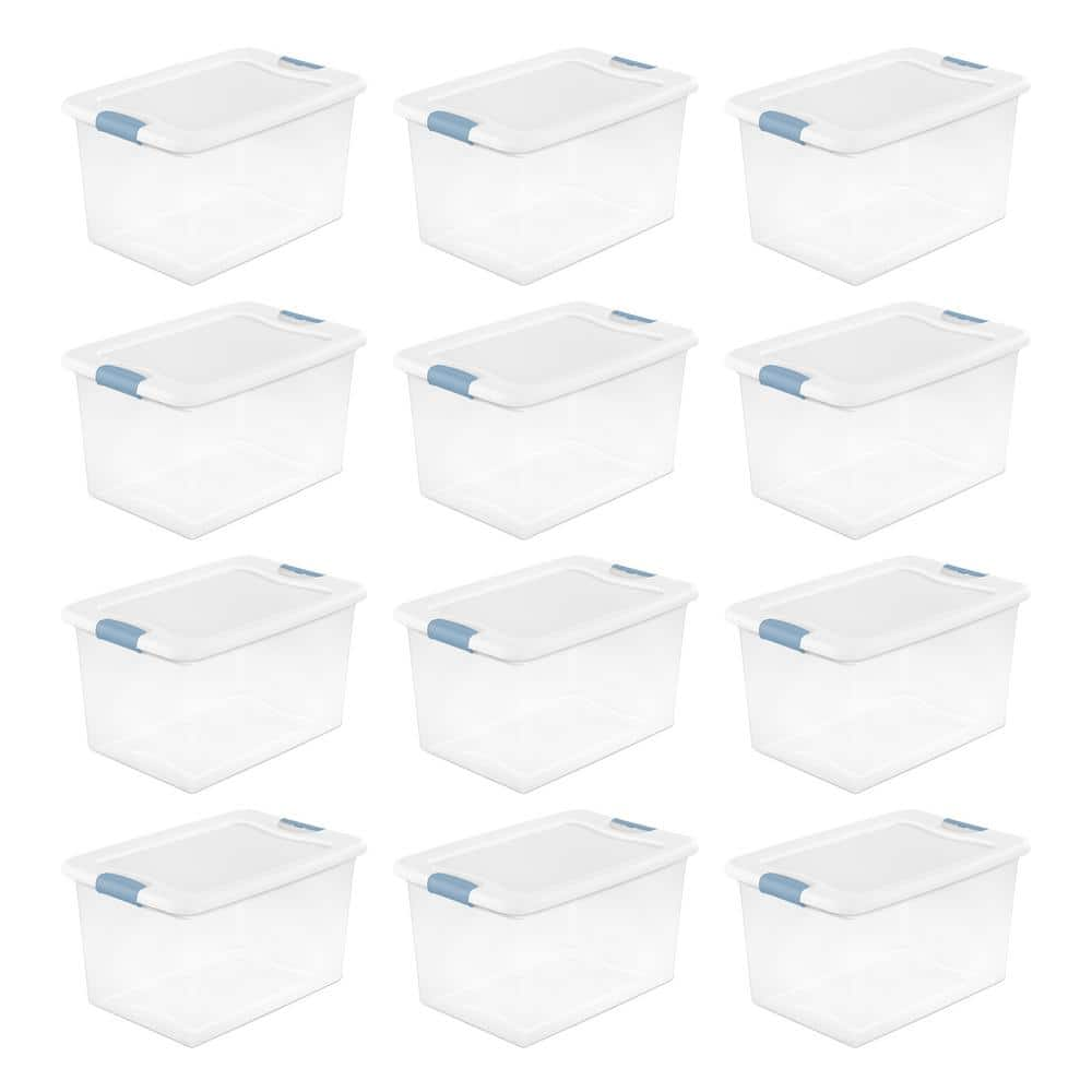 reviews-for-sterilite-64-qt-plastic-latching-storage-box-containers-in