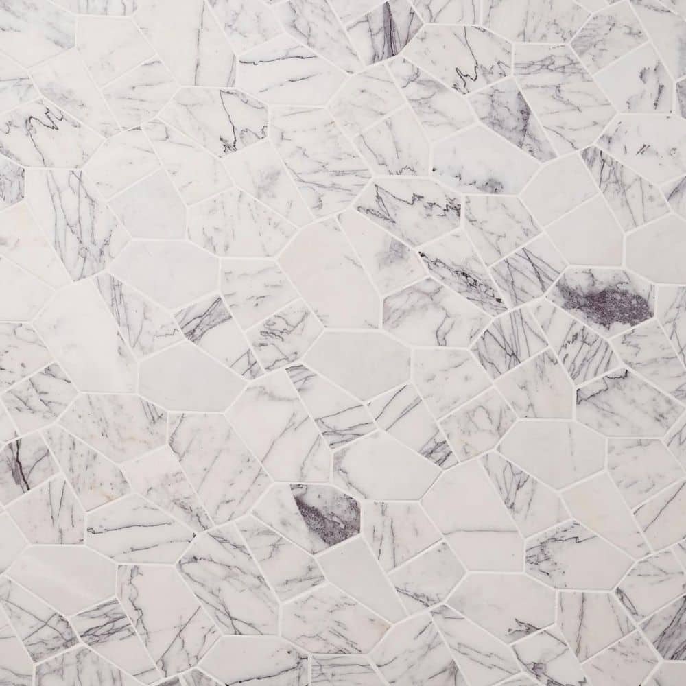 Ivy Hill Tile Countryside Organica Lilac 11.81 in. x 19.68 in. Tumbled ...