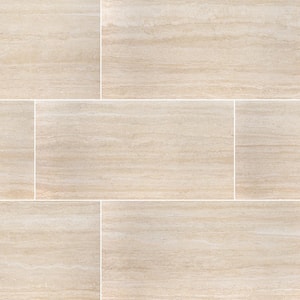 Cordova Avorio 24 in. x 48 in. Matte Porcelain Floor and Wall Tile (16 sq. ft./Case)