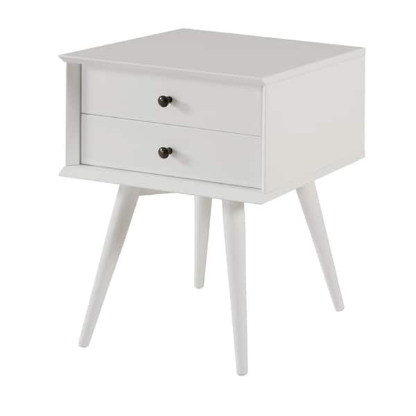 White mid century nightstand hotsell
