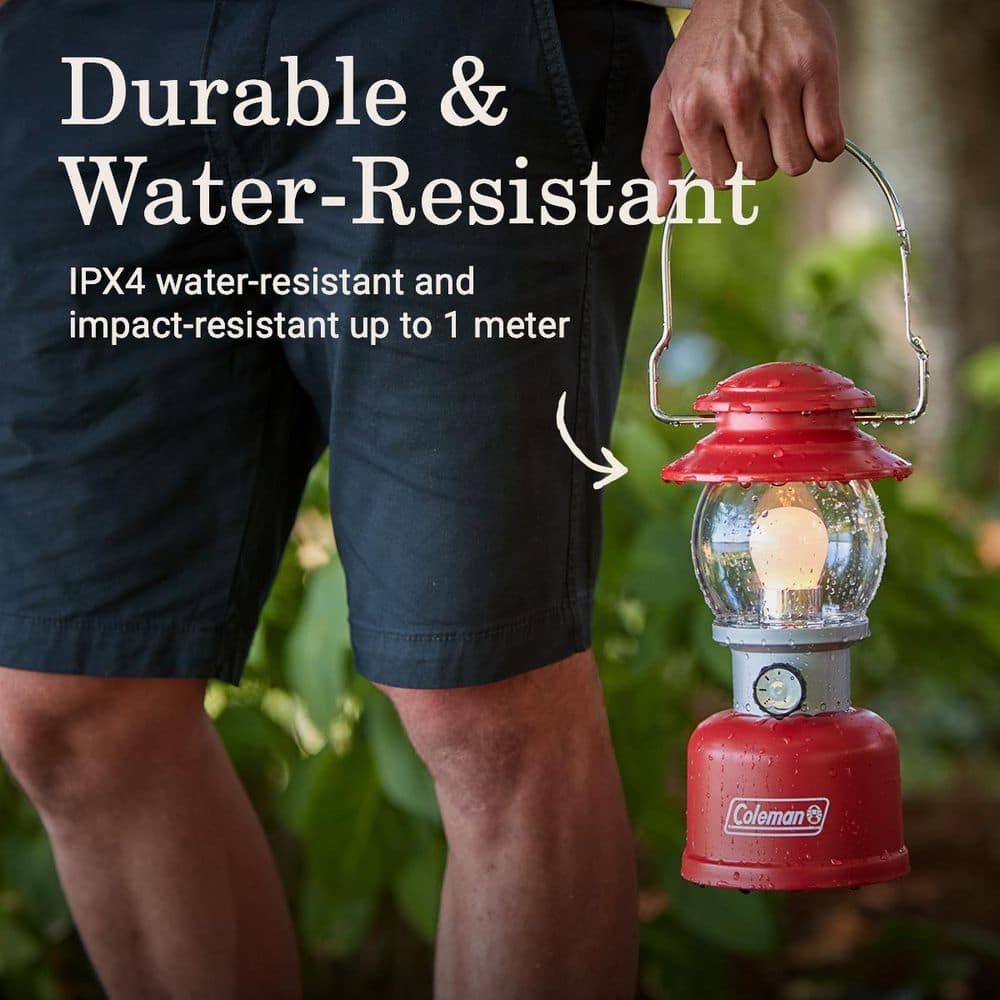 Coleman Classic Red 500 Lumens LED Camping Lantern