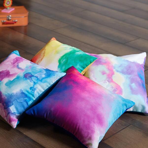 primary color throw pillows