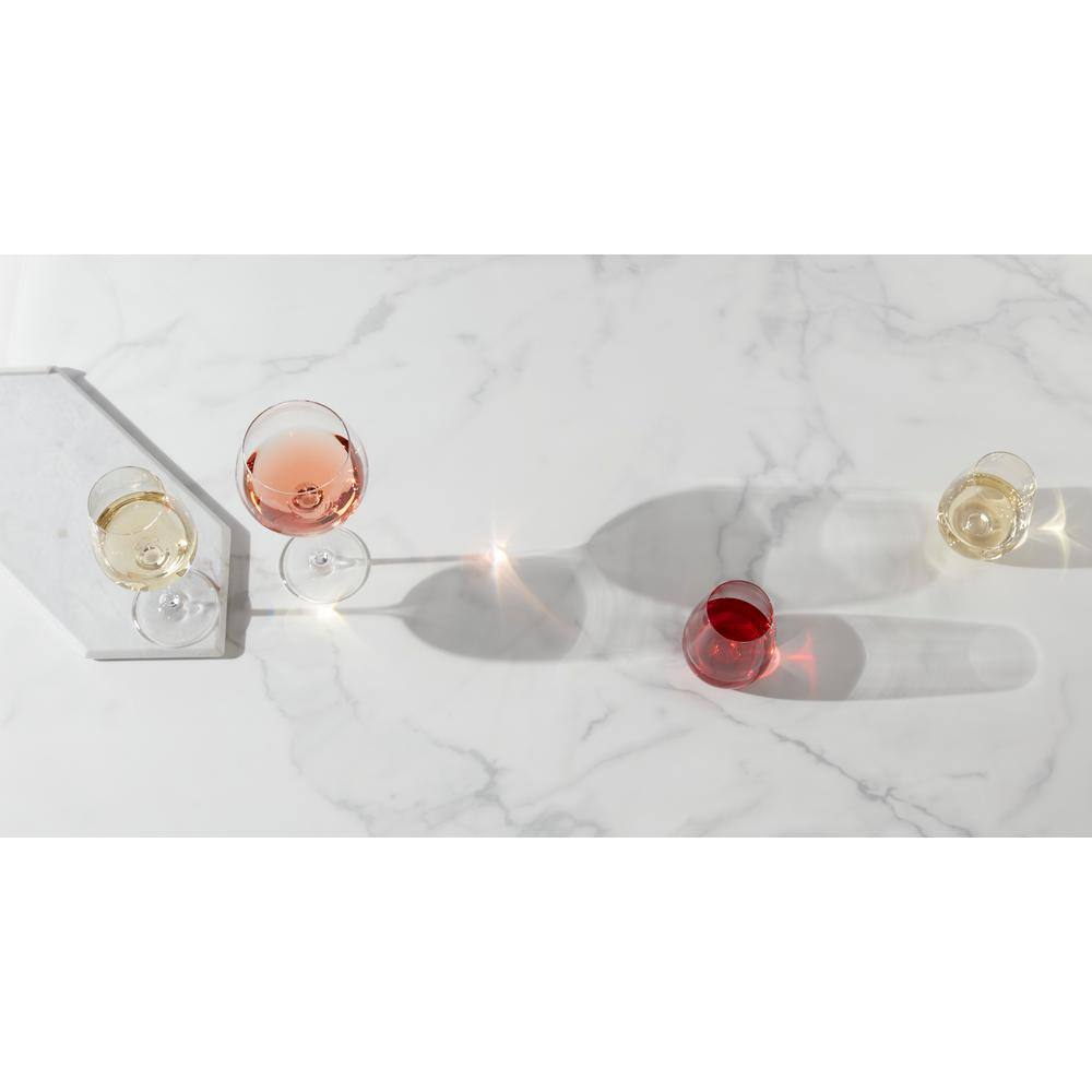 Elegant Clear Crystal Beaujolais Wine Glass Set