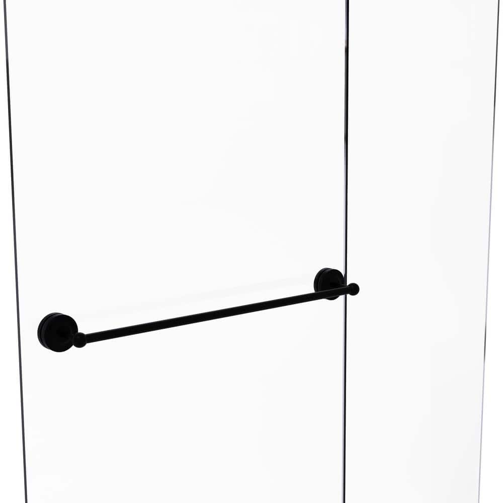 Prestige Regal 30 in. Over-the-door Shower Door Towel Bar in Matte Black price history on PriceWatchPro