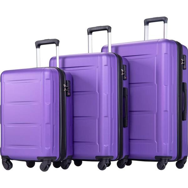 purple luggage locks