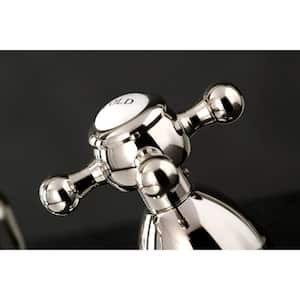 Heritage 8 in. Widespread 2-Handle Bathroom Faucet in Polished Nickel