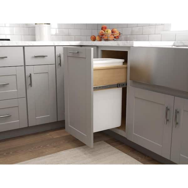Pull Out Trash Can Base Kitchen Cabinet, Kitchen Drawer Trash Bin