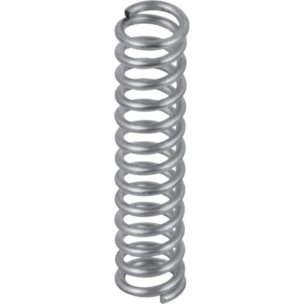 Prime-Line Compression Spring, Spring Steel Construction, Nickel-Plated Finish, .035 GA x 1/4 in. x 1 in., (6-Pack)