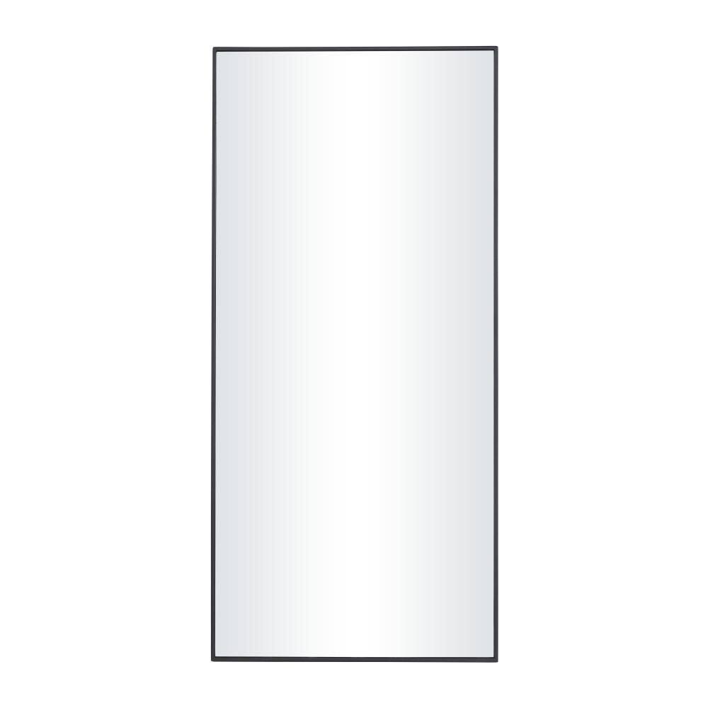 Gold Rectangular Full Length Wooden Wall Mirror