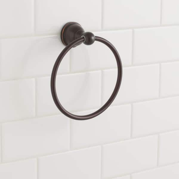 Mandouri Towel Ring in Bronze