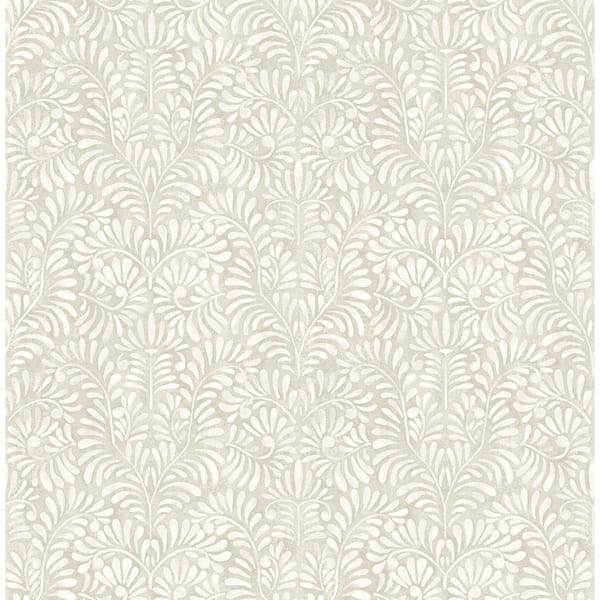 A-Street Prints Helen Floral Trail Beige Paper Non-Pasted A-Street Prints Helen Floral Trail Beige Paper Non-Pasted