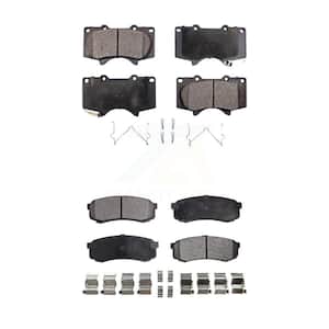 Front Rear Ceramic Brake Pads Kit For Toyota 4Runner Lexus Sequoia GX460 FJ Cruiser GX470 KTC-100507