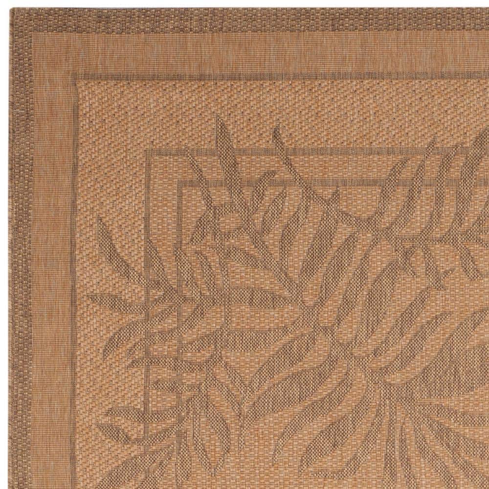 Natural Gold 9' x 12' Synthetic Flat Woven Reversible Rug