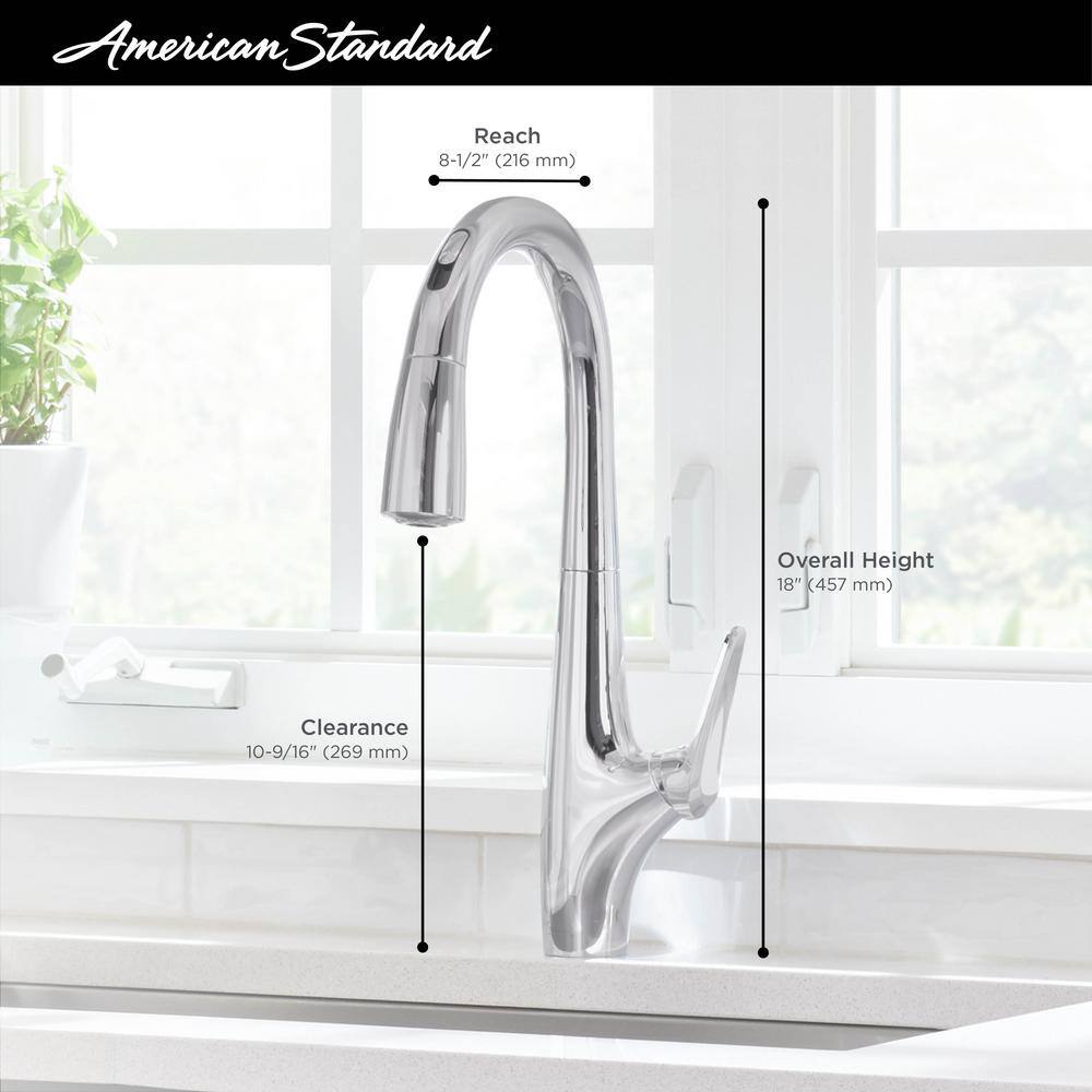 Stainless Steel Single-Handle Pull-Down Kitchen Faucet