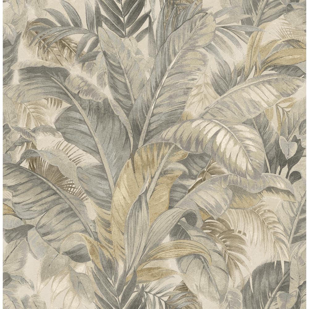 Tommy Bahama Nassau Coconut Tropical Palm Vinyl Peel and Stick Wallpaper Roll (Covers 30.75 sq. ft.)