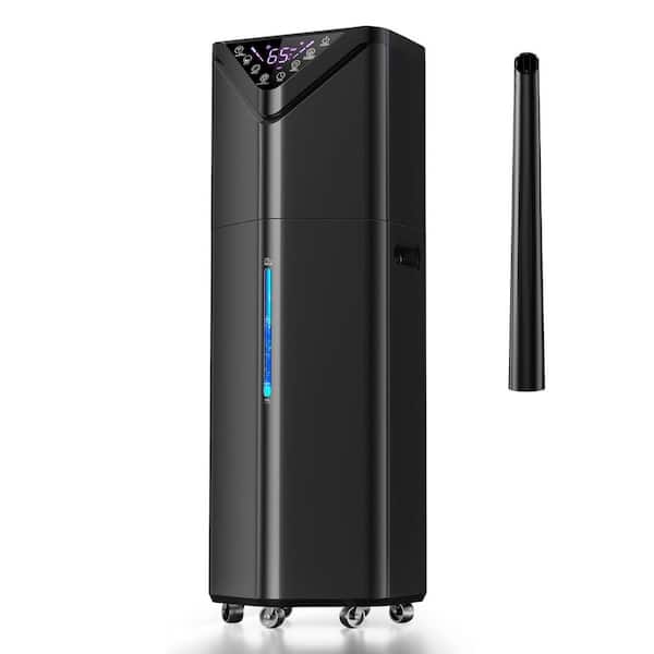 5Gal Floor Humidifier w/ 6 Mist Mode & Auto 180°Mist Tube, 3 Atomizers, 60h Runtime, LED Display, 2800 sq ft Coverage