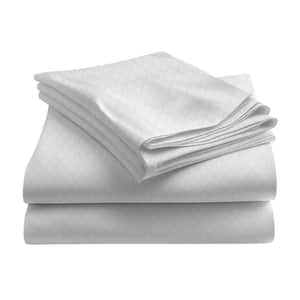 Lusome Temperature Regulating Cotton Sheets Queen Size White