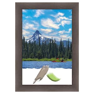 Hardwood Chocolate Wood Picture Frame Opening Size 20 x 30 in.