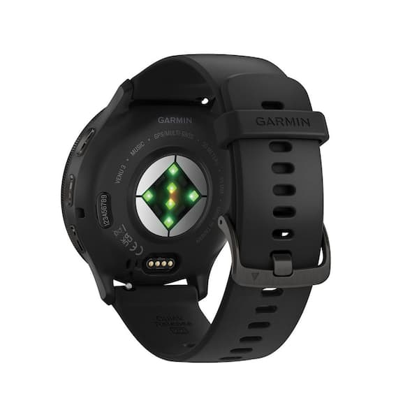 Garmin Venu 3 Fitness Smartwatch with Stainless Steel Bezel and 