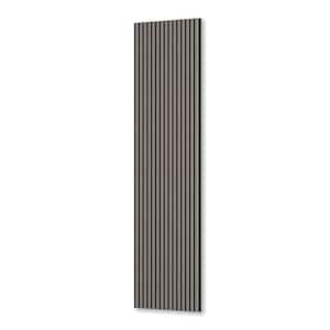 Walnut 0.9 in. x 1.71 ft. x 8.86 ft. Acoustic/Sound Absorb 3D Oak Overlapping Wood Slat Decorative Wall Paneling 2-Pack