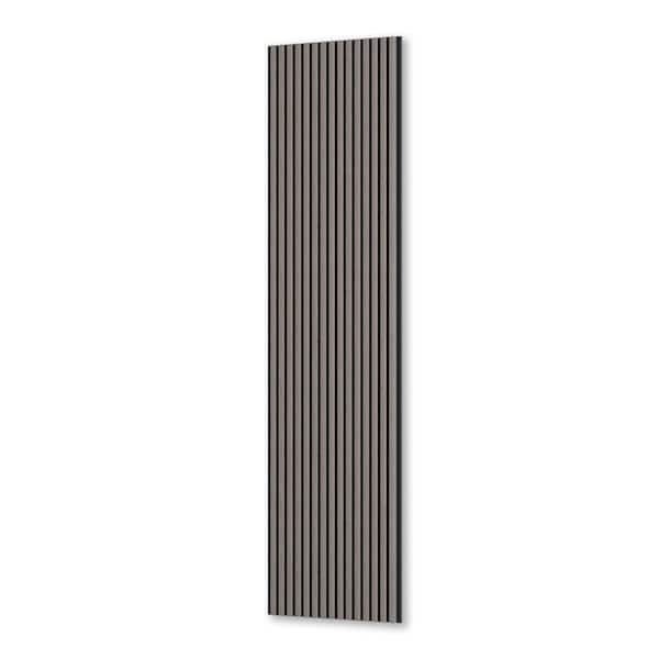 comforthomi Walnut 0.9 in. x 1.71 ft. x 8.86 ft. Acoustic/Sound Absorb 3D Oak Overlapping Wood Slat Decorative Wall Paneling 2-Pack