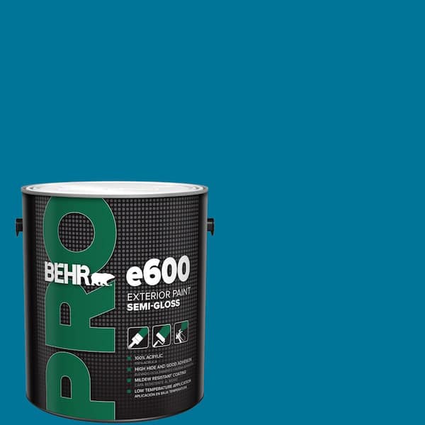 1 gal. #P490-7 Mayan Treasure Semi-Gloss Exterior Paint