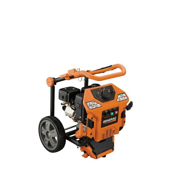 Generac - 3,100 psi 2.8-GPM OneWash Variable Speed Gas Pressure Washer