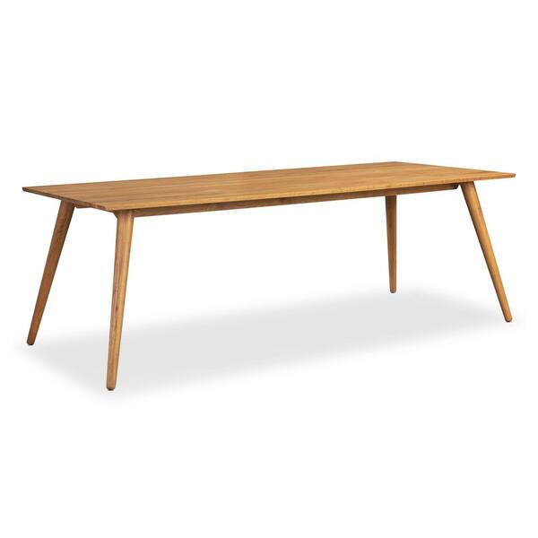 Poly and Bark Cleo 86 in. Rectangle in Oak Wood Seats 8-Dining Table