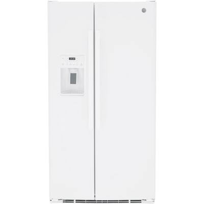 White - Side by Side Refrigerators - Refrigerators - The Home Depot