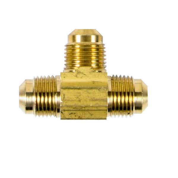 Dragon 3/8 in. Solid Brass Flare Tee