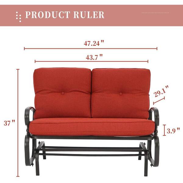 rod iron glider