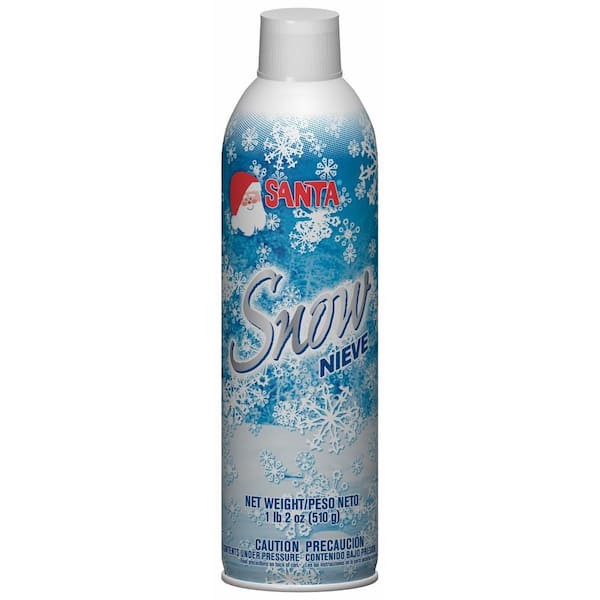 Santa 18 Oz Spray Snow 496-3110 - The Home Depot