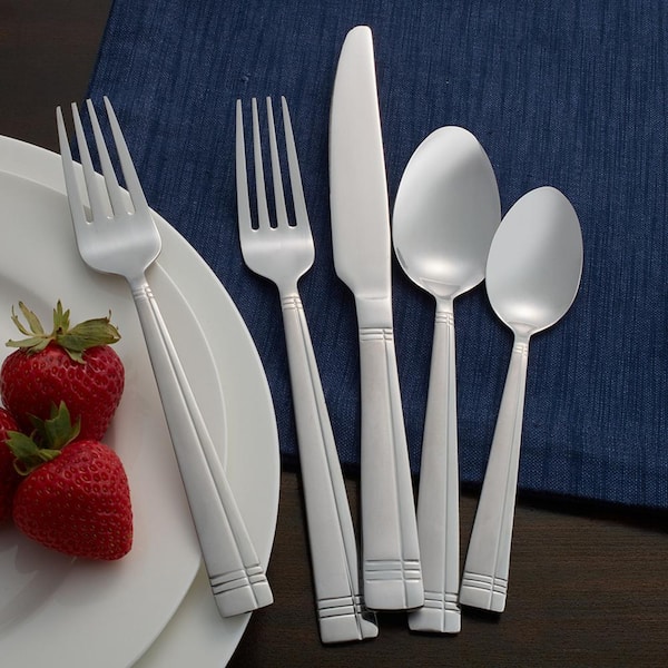 Dawson Frost 20-Piece 18/0 Stainless Steel Flatware Set (Service for 4)